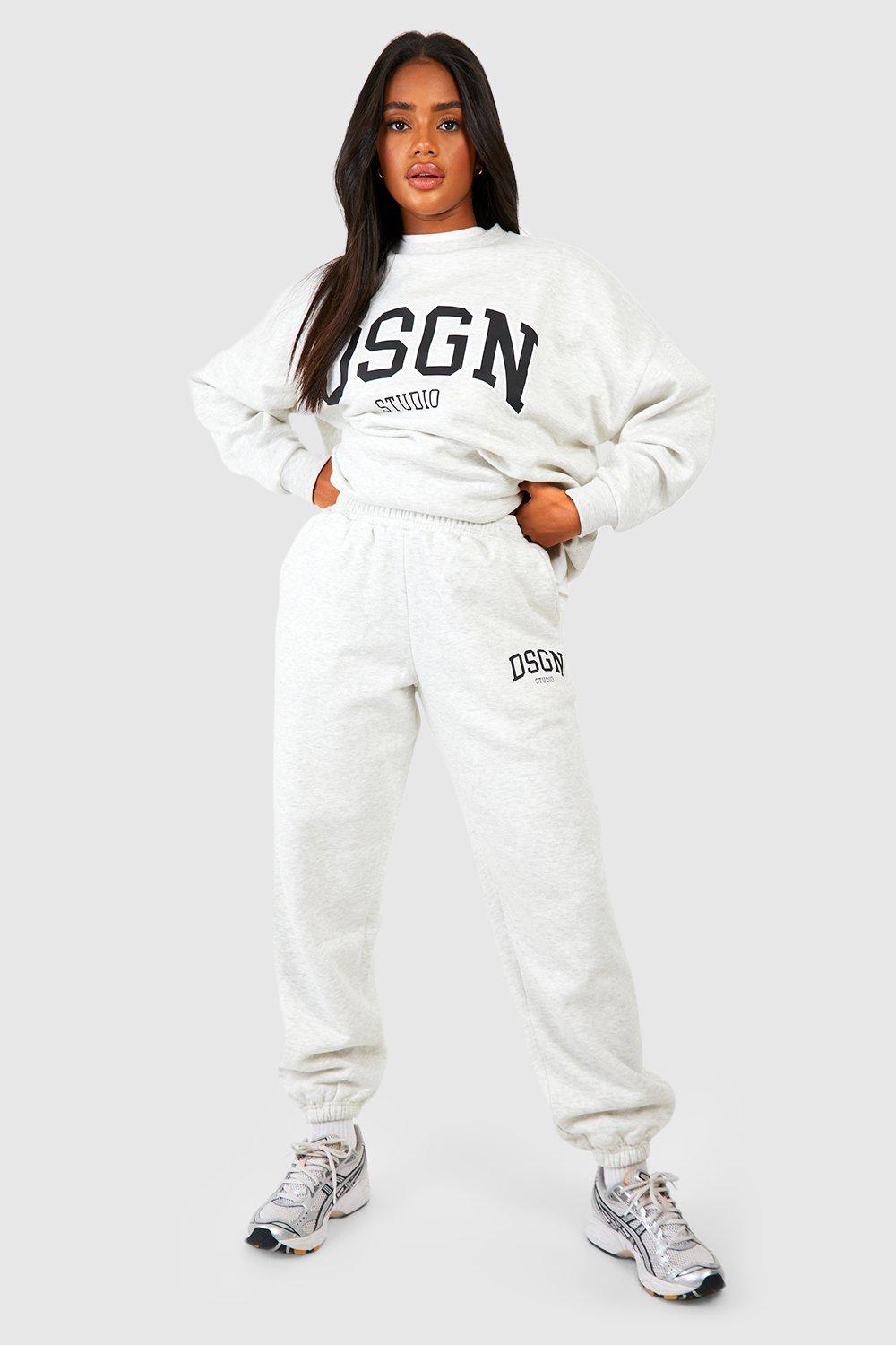 Dsgn Studio Slogan Printed Oversized Jogger boohoo